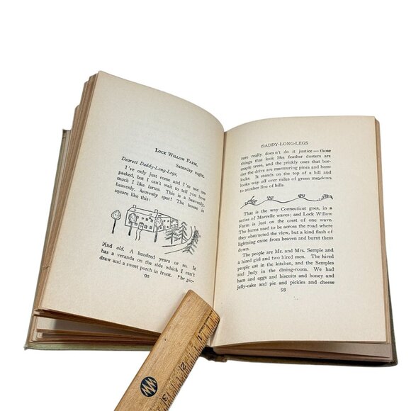 Daddy-Longlegs Jean Webster Book HC 1912 with Photo Scenes from the Play 1919 - Picture 10 of 14